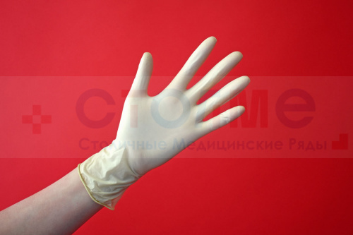 Перчатки латексные неопудренные DentaMax, XL, желтый, 100 шт/упк Перчатки латексные неопудренные DentaMax, XL, желтый, 100 шт/упк