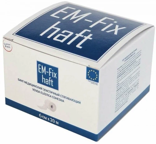 EM-Fix HAFT самофикс. бинт (без латекса) 20м х 6см
